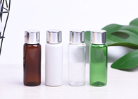Tragbare klare kosmetische Plastikbehälter-Aluminiumkappen-Flasche 20ml mit Deckeln